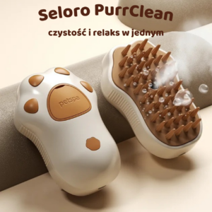 Seloro PurrClean-Usuwa Sierść, Masuje, Oczyszcza